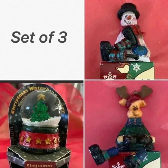 Hand painted set of 3 Bottle Toppers - Picture 1 of 9
